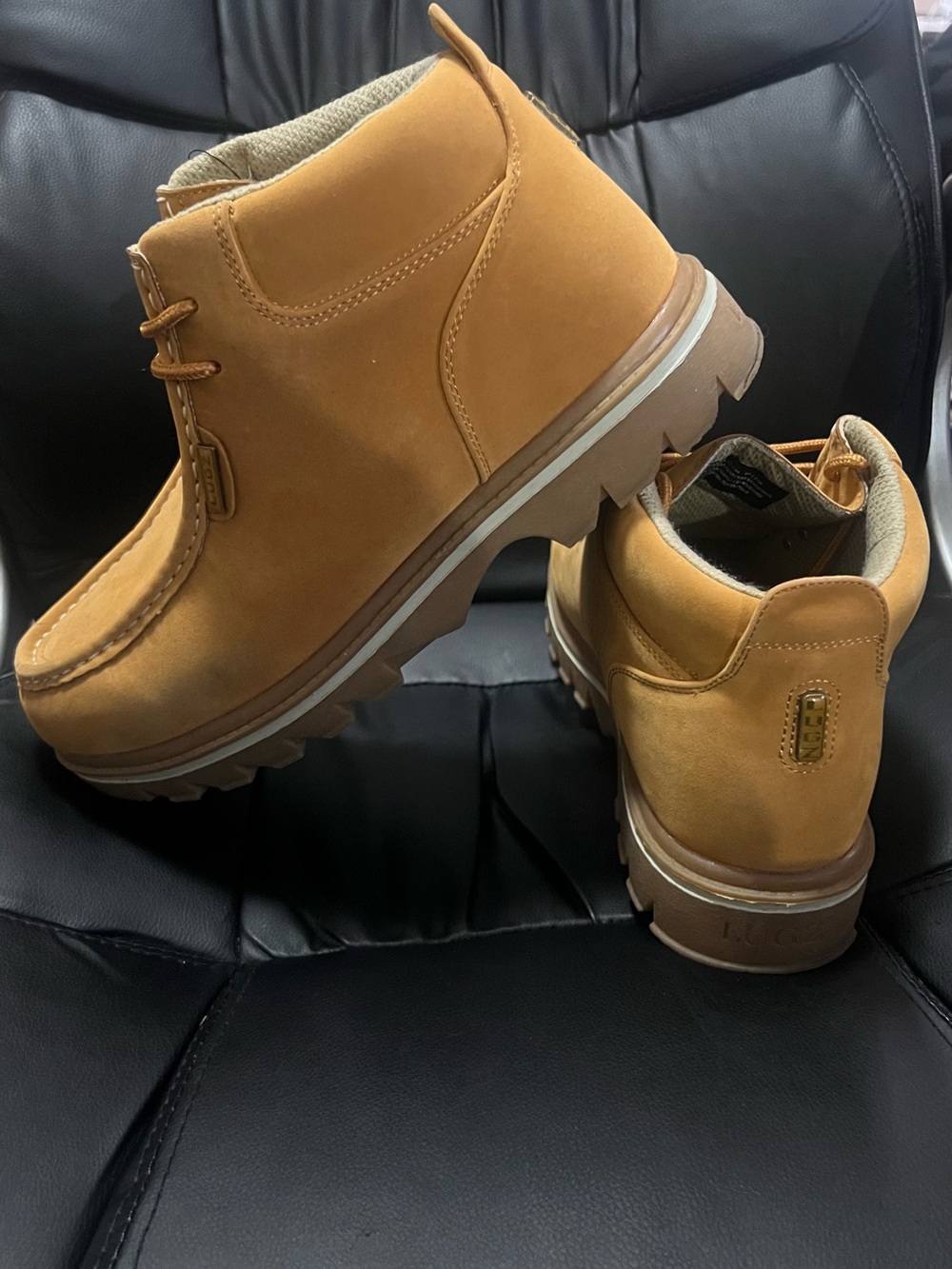 Lugz Wheat/Tan Chukka Work Boots
